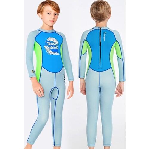 Children Swimsuit One Piece Beach Sun Protection Rash Guard Swimwear Boys With Sleeves Swimming Kids Surf Long Sleeve Swimsuit