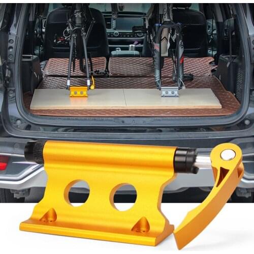 Car Roof MTB Bike Rack Quick-release Fork Installation Mount Holder Lock Truck Cycle Mount Bracket Rack Block Bicycle Accessorie