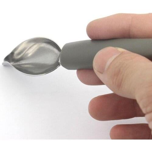 Chocolate Cream Sauce Pencil Spoon Creative Decoration Drawing Chef Sauce Embellishment Tool Cake For Coffee Decoration Spo J1V0