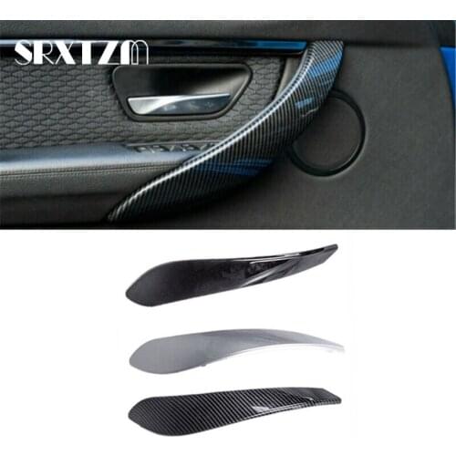 1PCS Interior ABS Door Pull Handle Outer Cover Trim Replacement For BMW 3 4 Series F30 F31 F32 F33 F34 F35 F36 F80 2013-2018