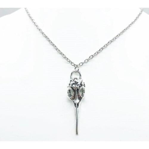 New Creative Ostrich Head Necklace Personality Ostrich Head Pendant Sweater Chain Fashion Men and Women Must-have Necklace