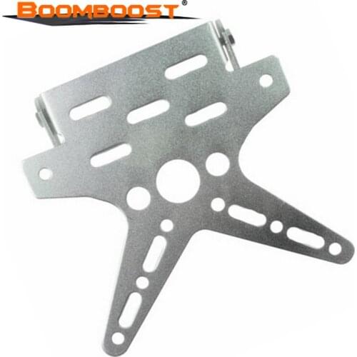 Number License Plate Motorcycle Mount Holder Bracket Aluminum Alloy Multi-color Adjustable Universal 8 Colors