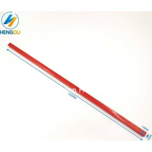 1 Piece High Quality Red Color Polar Cutting Stick for Offset Printing Machine size 14x14x550mm