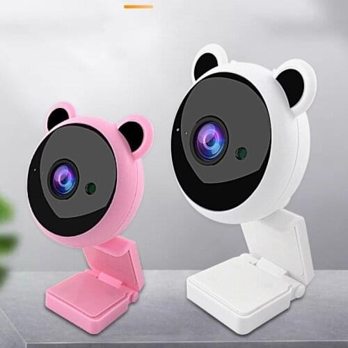 USB Webcam with built-in Microphone rotatabe 1080P webcamera for Computer Live Broadcast 2 colors