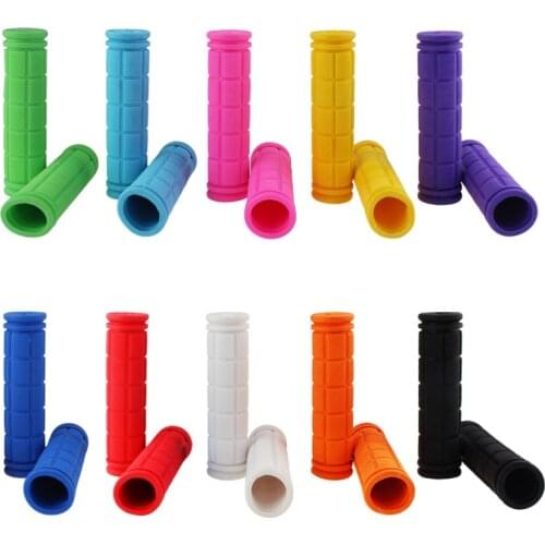 2PCS Bike Bicycle Grips Rubber Bike Handlebar Grips Bmx Mtb Cycling Grips Bicycle Accessories Anti-slip Bike Grip Cover