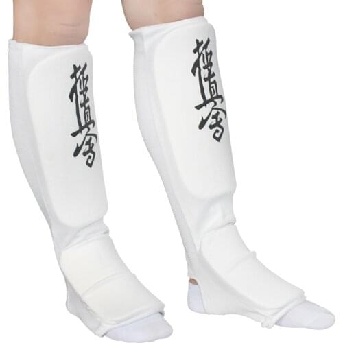 Shin Guards Kick Boxing Protector Sanda Taekwondo Boxing Leggings Ankle Shin Protection Karate MMA Muay Thai Shin Pads Protector
