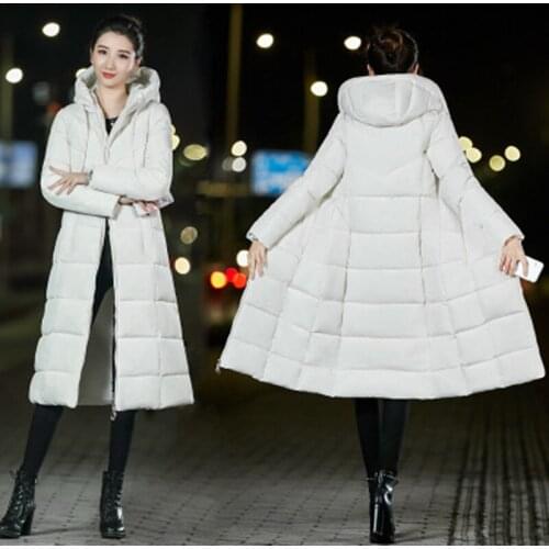 New 2020 Winter Jacket Women Hooded Thick Cotton Coat Warm Long Jacket Female Outerwear Parka Chaqueta Feminino M-6XL CC649