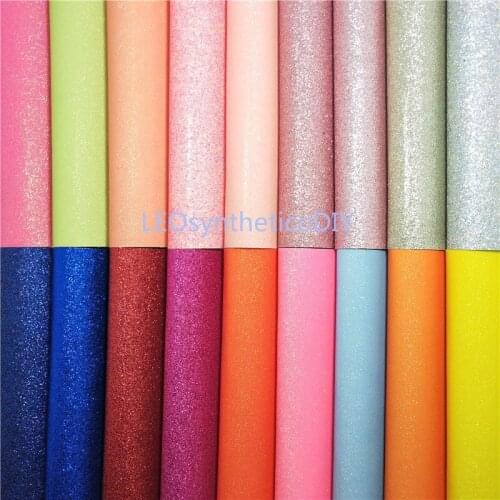 1PC 21X29CM Glitter Fabirc, Fine Glitter Leather, Neon Glitter Leather Sheets For Making Bows LEOsyntheticoDIY T242