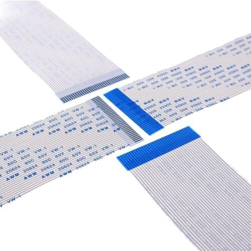 100pcs FFC FPC Flexible Flat Cable 35 PIN Different Contacts FFC 1.0 mm pitch Length 150 mm Length Reverse Sides Type B