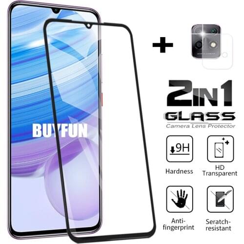 2IN1 Tempered Glass For Xiaomi Redmi 10x 4g Screen Protector on for Xiaomi Redmi 10x5g Premium HD Protective Glass