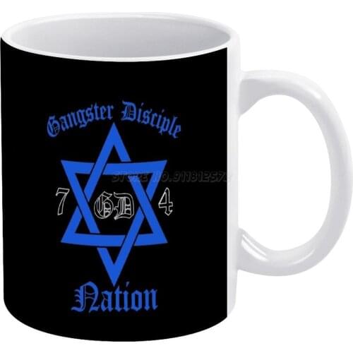 Gangster Disciple Nation White Mug Vintage Mug New Unisex Size Mug Bd Latina Gangsta Gangster Disciples Larry Hoover African Ame