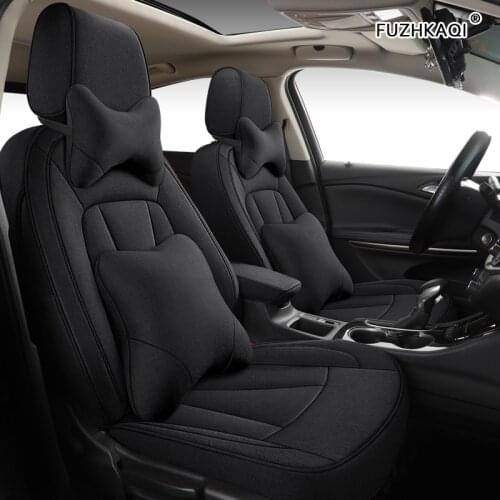 FUZHKAQI Custom FLAX car seat covers set For Honda Spirior Elysion SHUTTLE Greiz UR-V GIENIA INSPIRE Automobiles Seat Covers