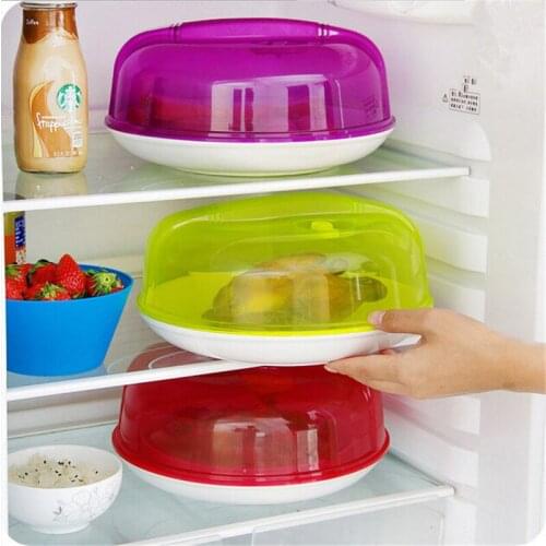 Japanese Style Cover For Microwave Oven Plate Wangai Refrigerator Plastic Food Cover Lids