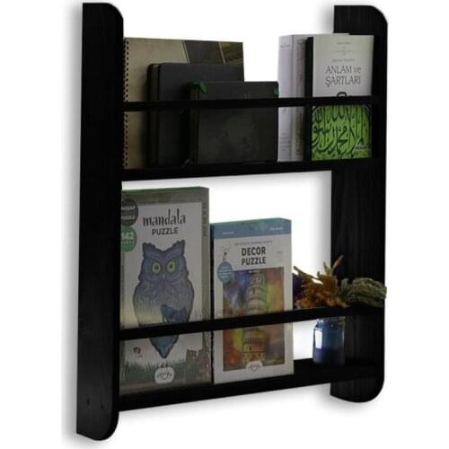 Montessori Wooden Wall Rack-Bookshelf-Kids Room 2 Rack
