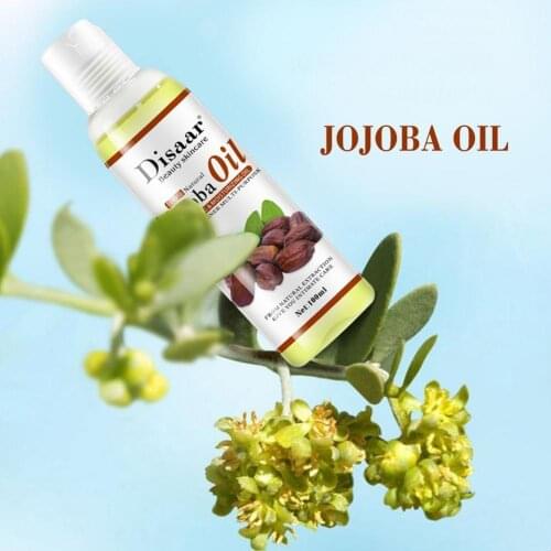 Disaar Natural Organic Jojoba Oil Massage Skin Care Tone 100ml Essential Stress brighten Relieve Relaxing Oil Moisturizing R9H2