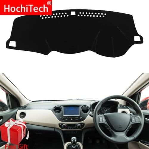 For Hyundai Grand i10 2013-2017 right drive accessories car car dashboard panel pad pad carpet dashboard inside pad