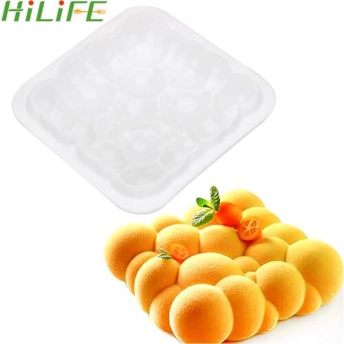 HILIFE Kitchen Accessories Baking Tools DIY Silicone Cake Mold Irregular Cloud Design Cake Fondant Jelly Biscuit Mold