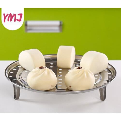 Multifunctional Pot Steaming Tray Stand Cookware Tool Home Kitchen Round Stainless Steel Steamer Rack Kitchen Accessories