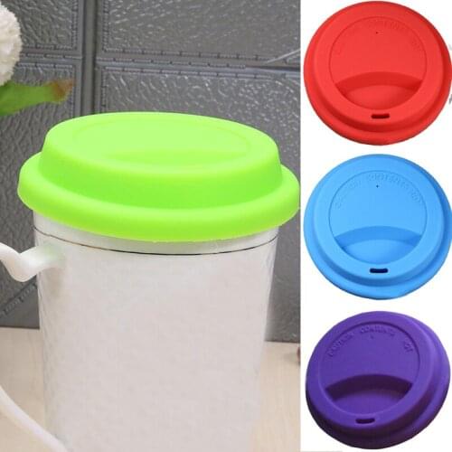 Reusable Silicone Cup Cover Stretchable Food Fresh Cover Anti-Dust Cup Sealing Lids