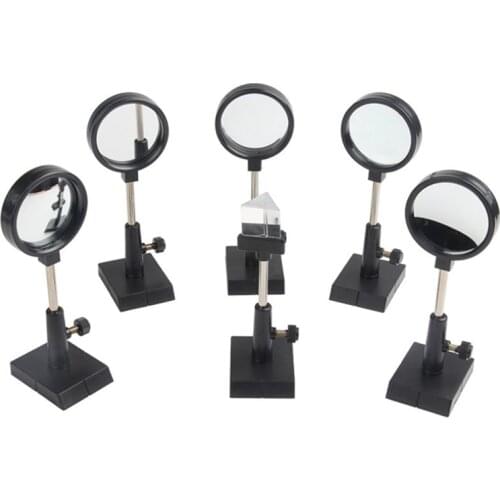 Physical Optics Experiment Set Convex Lens Concave Lens Triangular Prism Plane Mirror Convex Mirror Optical Lens