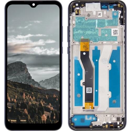 New Black LCD Display For Motorola Moto G Play 2021 LCD Display Touch Screen Digitizer Glass Panel Assembly With Frame