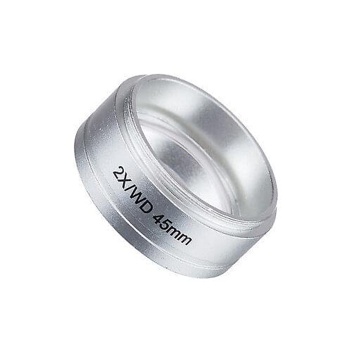 AmScope SF20 2.0X Barlow Lens For SF Series Stereo Microscopes (54mm)