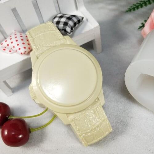 QT0263 PRZY Silicone Mold Watch Soap Molds Gypsum Chocolate Candle Molds Soap Mould Clay Resin Eco-friendly
