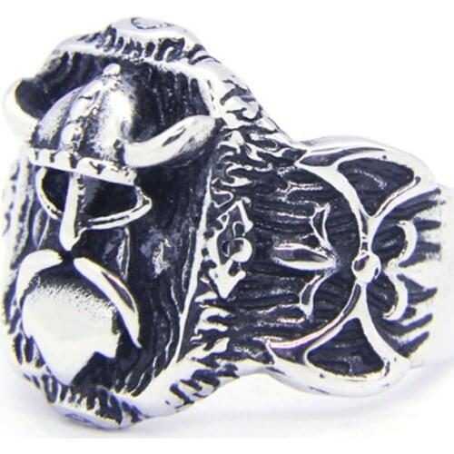 Rany&Roy Size 7-15 New Vikings Ring 316L Stainless Steel Fashion Personal Design Viking Ring