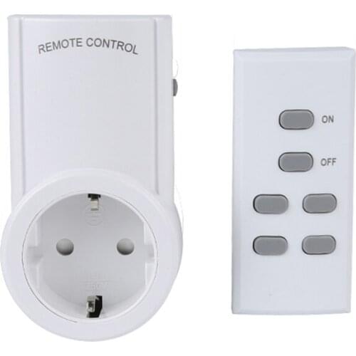 ESPLENTY Smart Plug Remote Control Wireless Outlet EU Socket (1 Socket+1 Remote)