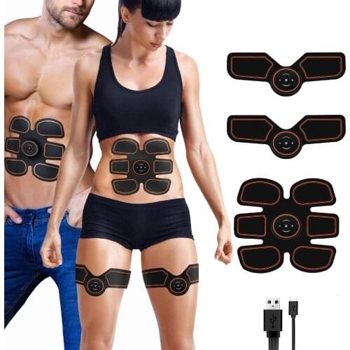 Muscle Electro Stimulator Abs Muscle Toner EMS Abdominal Toning Belt Abdominal Muscle Machine Stimul Trainer Fitness Gym Home