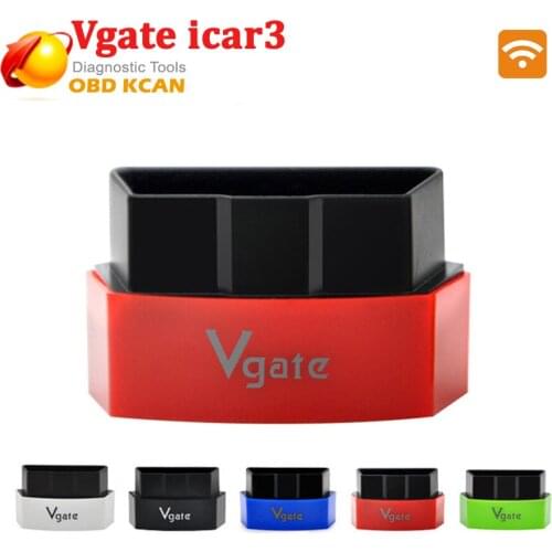 NEW Original Vgate iCar3 Wifi Elm327 Wifi Support All OBDII Protocols Cars iCar 3 Code Reader for Android/ IOS/PC LR10