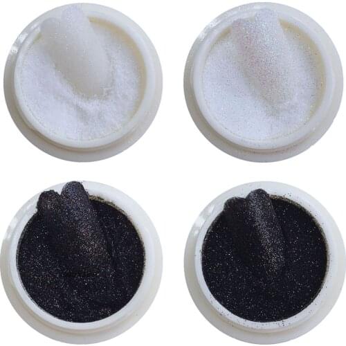 1.5g/Box Nail Glitter Powder Sugar Candy DIY Nail Art Decorations Holographic Dust 6 Colors Starlight Nail Pigment Polish Powder