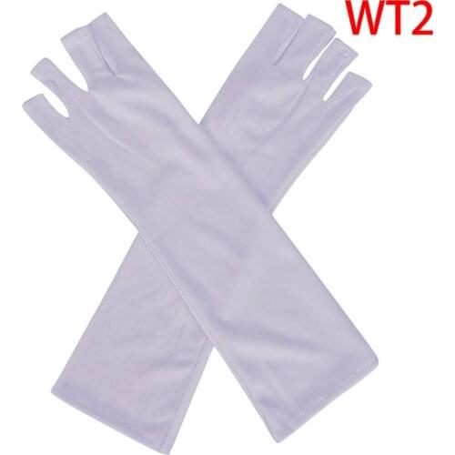 1Pair 25cm/40cm Nail Art Anti UV Gel Glove For UV Light / Lamp Radiation Protection Manicure Dryer Gel Polish Glove