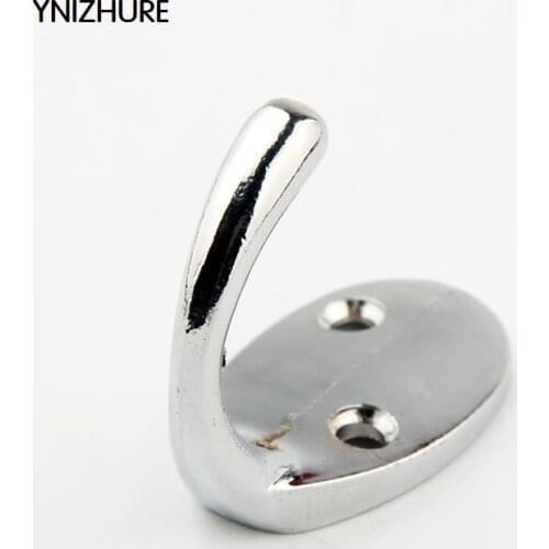 10pcs 45*40mm New Special Offer Yinzhure 10pcs Hooks Wall Hook Antique Key Coat Hat Hanger Robe Silver