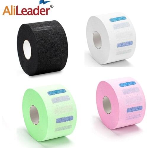 Alileader Barber Neck Paper Disposable Muffler Paper Hair Cutting Accessory Collar Covering Hairdressing Tools Barber Accessory