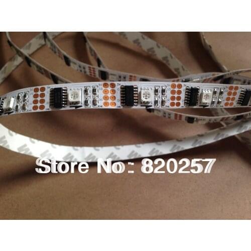5Meter 16.4 Feet 32PCS WS2801 IC LED Digital Addressable Strip, 32pcs 5050smd RGB, DC5V Input Non-Waterproof LED Strip Light