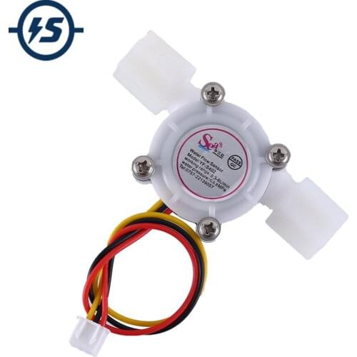 G1/4 Water Flow Hall Sensor Switch Flowmeter Hall Sensor Counter 0.8MPa 6L/min DC 5V 12V 1/4 inch