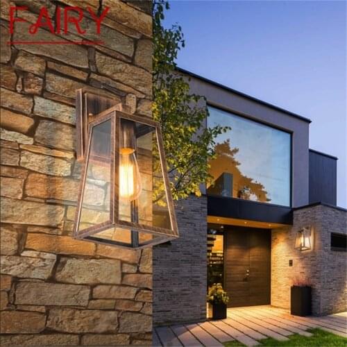 FAIRY Wall Sconce Outdoor Lighting Waterproof Patio Modern LED Wall Light Fixture For Porch Balcony Courtyard Villa Aisle
