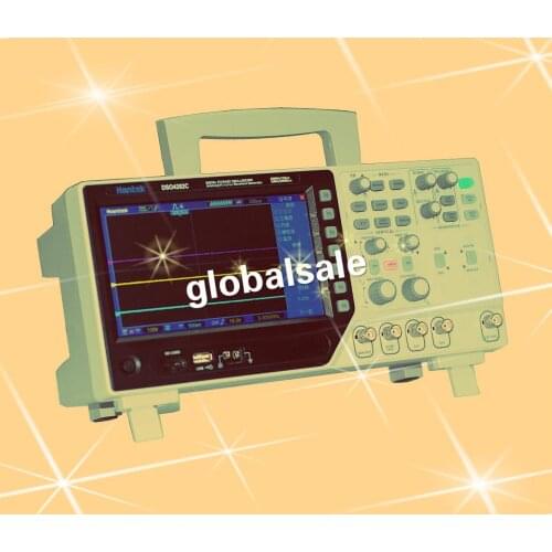FREESHIPPING HANTEK DSO4072S 70MHz 1GSa/s 2 Channel Digital Oscilloscope 25MHz Arbitrary/Function Waveform Generator DDS 800x480