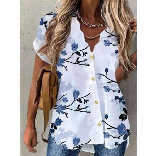 Свободные блузки HUOVEKEO China At AliExpress