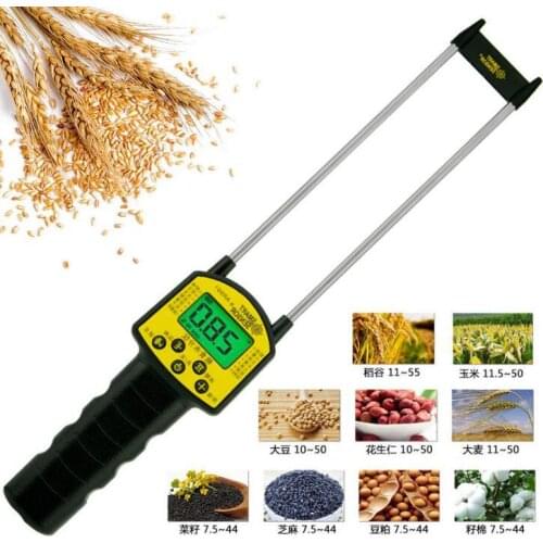 Grain and wheat moisture meter with voice, grain crop moisture meter, resistance moisture meter to measure humidity