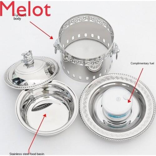Mini Small Hot Pot Stainless Steel Alcohol Stove Small Hot Pot Featured Environmental Protection