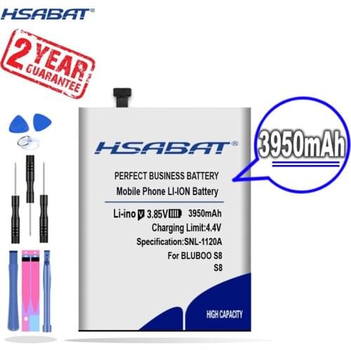 New Arrival [ HSABAT ] 3950mAh Replacement Battery for Bluboo S8 S8 lite S8lite