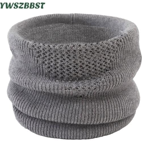 New Winter Scarf for Boys Girls Women Men Fashion Hollow Children Thick Elastic Mufflers Autumn Knitted Scarf Kids Collar