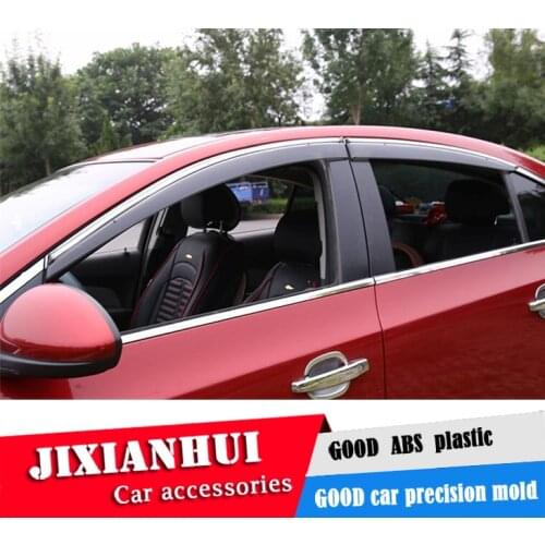 For Chevrolet cruze Window Visor For cruze 2009-2014 Vent Shades Sun Rain Deflector Guard 4PCS/SET Car Styling