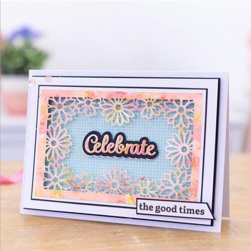 Rectangle Frame Metal Cutting Dies for DIY Scrapbooking Album Paper Cards Decorative Crafts Embossing Die Cuts