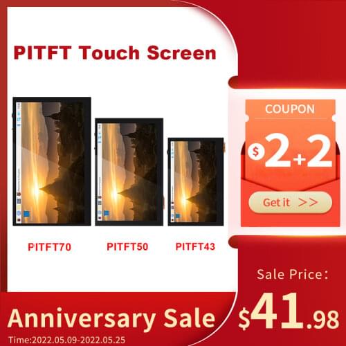 BIGTREETECH PITFT50 V2.0 PITFT70 PI TFT43 Touch Screen DSI LCD Display 3D Printer Parts For Octoprint Raspberry Pi 4 3B Plus 2B