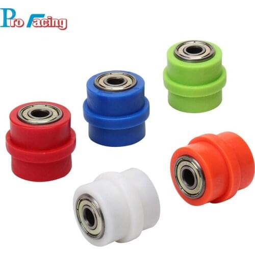 8mm 10mm Drive Chain Pulley Roller Slider Tensioner Wheel Guide Enduro Motocross Motorcycle ATV For KTM EXC SXF CRF CR XR YZF WR