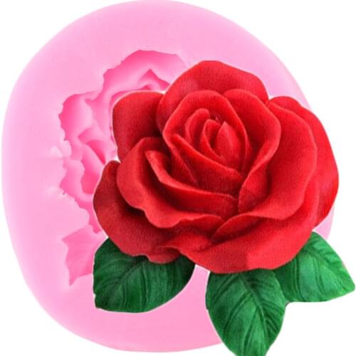 Rose Flower Silicone Fondant Molds Wedding Cake Decorating Tools Handmade Soap Resin Mold Candy Clay Chocolate Gumpaste Moulds