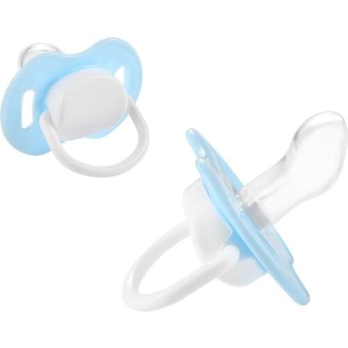 Baby Pacifier Food Grade Silicone Nipple Holder For Newborn Teethers Appease Toy Orthodontic Infant Bite Play Dummy Clips